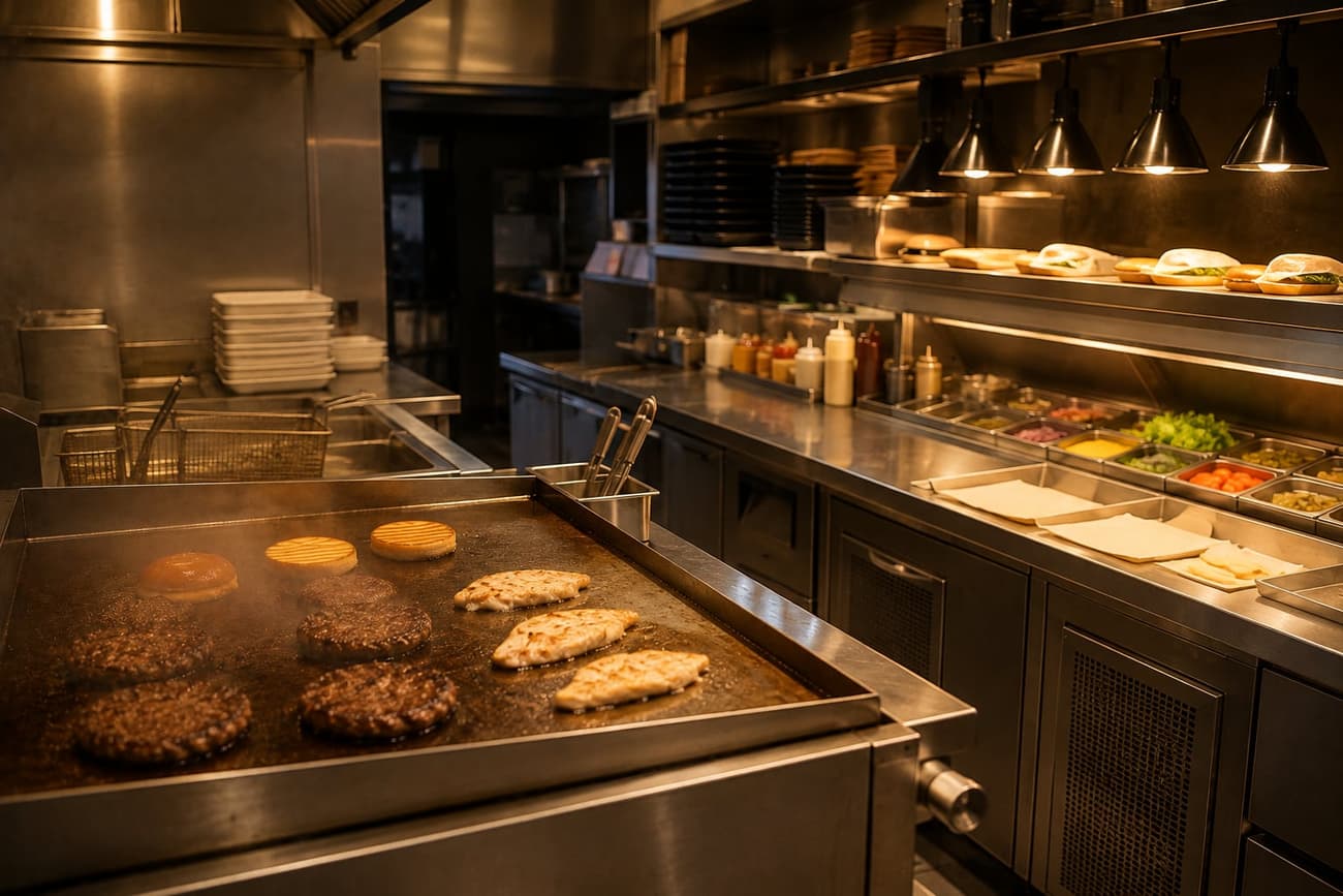 Ambiente de comida rápida con empaques TodoCajas JEMD
