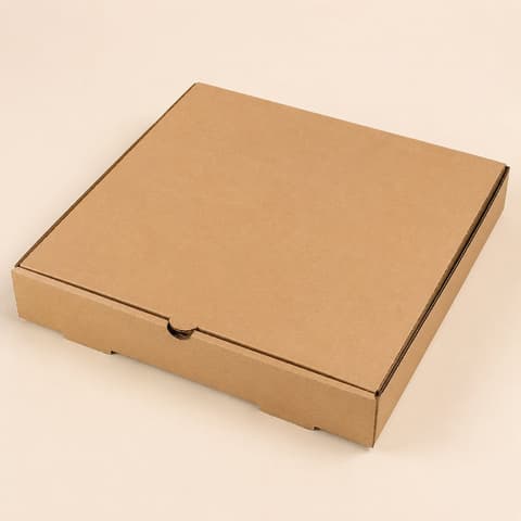 Caja Pizza TodoCajas JEMD, vista 3/4